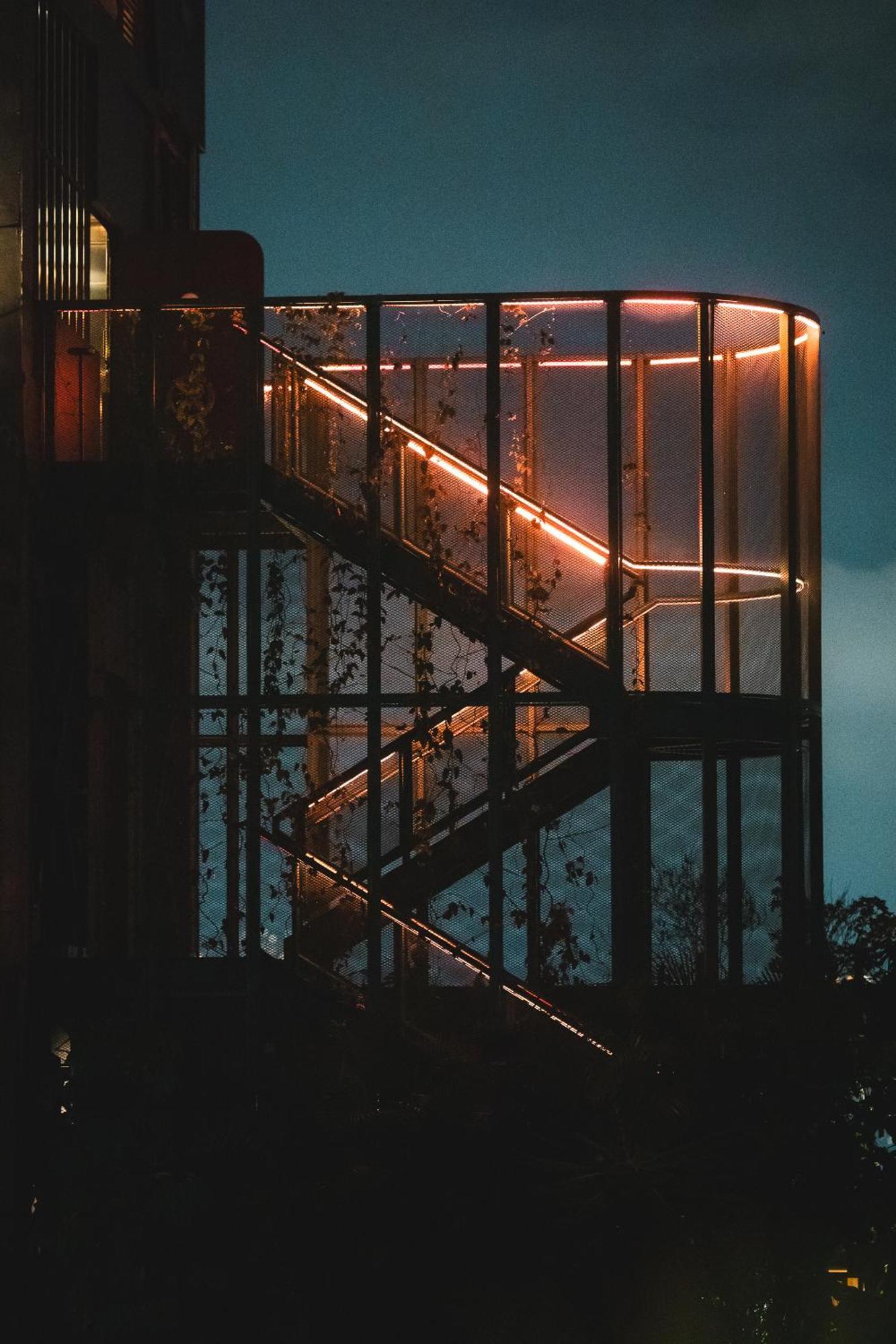 The Click Clack Hotel Medellin Bagian luar foto The staircase at the top of the observation tower